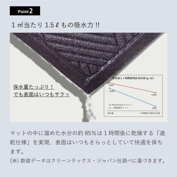 エントランスマット 玄関マット ドアマット 屋外 土足 吸水 速乾 泥除けマット 乾燥 屋内 ベランダ デッキ テラス 屋上 水まわり 業務用 滑り止め 建物 入り口 【納期A】【lic-ktj-069】