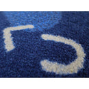 玄関マット 75×90cm 注意喚起 誘導 ドアマット 屋外 工事現場 建設 作業場 工場 ずれない 滑り止め 日本製 業務用 エントランスマット 【納期C】【lic-ktj-097】