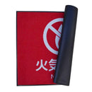 玄関マット 75×90cm ドアマット 屋外 火気厳禁 マンション 施設 学校 工場 ずれにくい 滑り止め 屋内 日本製 業務用 エントランスマット 【納期C】【lic-ktj-101】