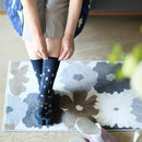 玄関マット ドアマット 45×75cm おしゃれ 北欧 和風 花柄 ずれない 滑り止め 吸水 速乾 丸洗い 洗える ナチュラル 床材 日本製 SOU・SOU 【納期C】【lic-ktj-109】