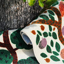 玄関マット ドアマット 110×60cm 屋内 おしゃれ 北欧 植物 木 柄 洗える 丸洗い 吸水 キッチン 脱衣所 ランドリー 日本製 滑り止め すべり止め ずれ防止 【納期C】【lic-ktj-115】