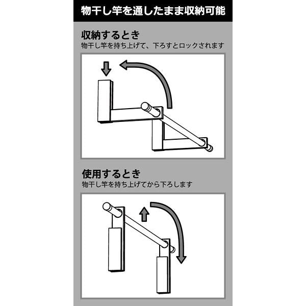 物干し竿受け 屋内 室内 部屋干し 洗濯物 雨の日 梅雨 金具 壁付け おしゃれ ハンガー 物干し竿ストッパー 石膏ボード 取り付け コンパクト 【納期A】【lic-kwk-006】