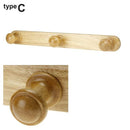 ウォールハンガー 木製 壁掛け ラック 収納 フック 石膏ボード 取り付け 可能 【納期A】【lic-kwk-008】