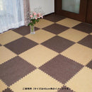 ジョイントマット 大判 90×90cm 防炎 厚手 1.5cm 15mm 厚み 厚さ おしゃれな 敷き方 ジョイントカーペット 防炎証明 ラベル リビング ダイニング diy 床材 施工 【納期C】【lic-mzw-0003】