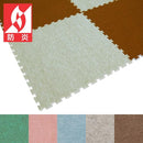 ジョイントマット 大判 90×90cm 防炎 厚手 1.5cm 15mm 厚み 厚さ おしゃれな 敷き方 ジョイントカーペット 防炎証明 ラベル リビング ダイニング diy 床材 施工 【納期C】【lic-mzw-0003】