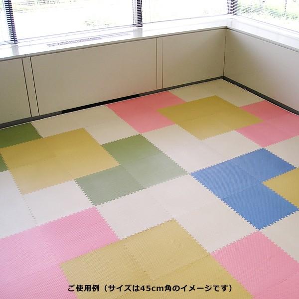 ジョイントマット 大判 90×90cm 防炎 厚手 1.5cm 厚さ 撥水 抗菌 SIAA 発泡 安心 安全 業務用 小学校 保育園 幼稚園 教育施設 子供部屋 ジョイントクッション 【納期C】【lic-mzw-0007】