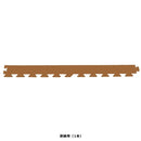 ジョイントマット用スロープ 端っこ 90cm角用 畳風 柄 デザイン 和風 和柄 和室 段差解消 縁 ジョイントクッション用 直線 ストレート コーナー 防炎 diy 施工 【納期B】【lic-mzw-0013】