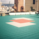 ジョイントマット 床材 プールサイド ジョイントタイル パネル 耐水 防炎 水まわり 更衣室 ロッカールーム 学校 トイレ 洗面所 お風呂場 ベランダ DIY 1枚 単品 【納期B】【lic-mzw-0014】