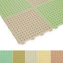 ジョイントパネル 水まわり プール 洗面所 トイレ 学校 施設 更衣室 ロッカールーム 脱衣所 温泉 浴室 ジム 床材 ジョイントマット タイル 業務用 防炎 裸足用 【納期B】【lic-mzw-0016】