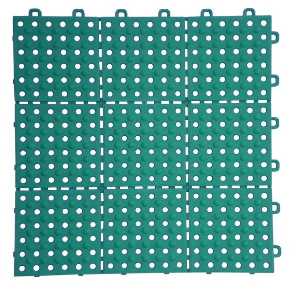 パレスチェッカー ジョイント式床材 30cmX30cm グレー 30枚入り