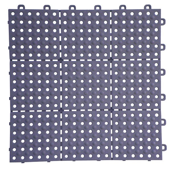 パレスチェッカー ジョイント式床材 30cmX30cm グレー 30枚入り パレスチェッカー ジョイント式床材 30cmX30cm グレー 30枚入り