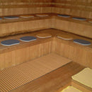 座布団 サウナ用 マット お風呂場 浴室 浴場 温泉 尻敷き クッション 防炎 抗菌 撥水 業務用 店舗用 施設 サウナルーム サウナ室 置く イエロー 黄色 ブルー 青 【納期B】【lic-mzw-0037】