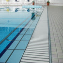 排水溝蓋 幅100～150mm 長さ1m プール シャワールーム  スノコ 滑り止め 温泉 銭湯 ジム 防カビ ステップロール 直線用 曲線用 連結部材 メンテナンス 簡単 【納期F】【lic-mzw-0038】