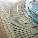 排水溝 蓋 カバー 幅151～200mm 長さ1m ステップロール 直線 曲線 滑り止め プール シャワールーム 温泉 すのこ 施設 防カビ ジョイント 巻取り 浮きにくい 【納期F】【lic-mzw-0039】