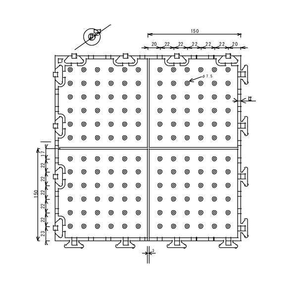 ジョイントマット 30×30cm ジョイントタイル 屋外 庭 ベランダ 屋上 テラス 玄関 土足対応 防炎 抗菌 屋内 タイル調床材 プール 学校 店舗 施設 ステアータイル 【納期B】【lic-mzw-0053】