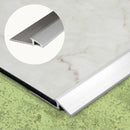 見切り材 アルミ製見切り材 金物 金台 アルミ見切り材 金属製 床材 フロアタイル用 エッジ クラテツロック 抗菌クラテツフロア専用 ナガタ 【納期B】【lic-nagata-007】