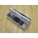 収納ケース 収納ボックス 小物収納 小物入れ シンプル 持ち手付き 取っ手つき 蓋 ふた フタ 雑貨 化粧品 コスメ インテリア 白 ホワイト 半透明 【納期B】【lic-nit-0001】