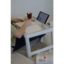 ミニテーブル サイドテーブル センターテーブル サブテーブル カフェテーブル 折りたたみ 折り畳み 省スペース スリム ベッド上で使える 【納期B】【lic-nit-0004】