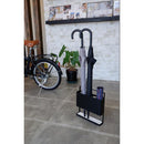 傘立て 傘たて 5本 スリム コンパクト シンプル 省スペース 珪藻土 吸水 折り畳み傘 折りたたみ傘 白 ホワイト 黒 ブラック 【納期B】【lic-nit-0005】