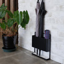 傘立て 傘たて 5本 スリム コンパクト シンプル 省スペース 珪藻土 吸水 折り畳み傘 折りたたみ傘 白 ホワイト 黒 ブラック 【納期B】【lic-nit-0005】