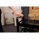 キッチンワゴン 収納ワゴン ラック キャスター付き 3段 台所 リビング サニタリー ガレージ 車庫 倉庫 シンプル おしゃれ 白 ホワイト 黒 ブラック 【納期B】【lic-nit-0006】