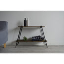 ラック 2段 収納ラック 棚 おしゃれ 台形 北欧 カフェ風 インテリア ナチュラル カントリー アメリカン アイアン 脚 シンプル 木製 棚板 天然木 スタイリッシュ 【納期B】【lic-nit-0007】