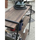 ラック 3段 収納ラック 棚 おしゃれ 北欧 カフェ風 インテリア ナチュラル カントリー アイアン 脚 シンプル 木製 棚板 天然木 スタイリッシュ お洒落 台形 【納期B】【lic-nit-0008】