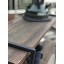 ラック 3段 収納ラック 棚 おしゃれ 北欧 カフェ風 インテリア ナチュラル カントリー アイアン 脚 シンプル 木製 棚板 天然木 スタイリッシュ お洒落 台形 【納期B】【lic-nit-0008】