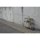 ラック 3段 収納ラック 棚 おしゃれ 北欧 カフェ風 インテリア ナチュラル カントリー アイアン 脚 シンプル 木製 棚板 天然木 スタイリッシュ お洒落 台形 【納期B】【lic-nit-0008】