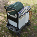 台車 折りたたみ 折り畳み キャリー 屋外用 アウトドア キャンプ 耐荷重 100kg 日本製 国産 オフロード対応 荒地 荷ズレ防止 【納期B】【lic-nit-0010】