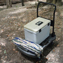 台車 折りたたみ 折り畳み キャリー 屋外用 アウトドア キャンプ 耐荷重 100kg 日本製 国産 オフロード対応 荒地 荷ズレ防止 【納期B】【lic-nit-0010】