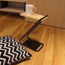 サイドテーブル 北欧 おしゃれ ベッドサイド ソファサイド アイアン 脚 フレーム 木製 天板 天然木 カフェ風 シンプル ラック 棚 物置き ロータイプ 低い 【納期B】【lic-nit-0011】