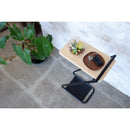 サイドテーブル 北欧 おしゃれ ベッド ソファサイド 脚 鉄製 木製 天板 天然木 カフェ風 インテリア シンプル ラック 棚 物置き ハイタイプ 高さのある 【納期B】【lic-nit-0012】