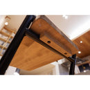 サイドテーブル 北欧 おしゃれ ベッド ソファサイド 脚 鉄製 木製 天板 天然木 カフェ風 インテリア シンプル ラック 棚 物置き ハイタイプ 高さのある 【納期B】【lic-nit-0012】