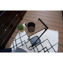 サイドテーブル 北欧 おしゃれ ベッド ソファサイド 脚 鉄製 木製 天板 天然木 カフェ風 インテリア シンプル ラック 棚 物置き ハイタイプ 高さのある 【納期B】【lic-nit-0012】