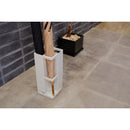 傘立て 傘たて 4本 角置き 隅っこ 端 スリム コンパクト シンプル 省スペース 安定感 白 ホワイト 黒 ブラック アンブレラスタンド ラック 【納期B】【lic-nit-0013】