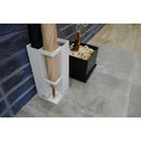 傘立て 傘たて 4本 角置き 隅っこ 端 スリム コンパクト シンプル 省スペース 安定感 白 ホワイト 黒 ブラック アンブレラスタンド ラック 【納期B】【lic-nit-0013】