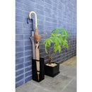 傘立て 傘たて 4本 角置き 隅っこ 端 スリム コンパクト シンプル 省スペース 安定感 白 ホワイト 黒 ブラック アンブレラスタンド ラック 【納期B】【lic-nit-0013】