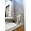 ドライヤースタンド ドライヤーラック ドライヤー収納 ドライヤー立て おしゃれ スタイリッシュ シンプル 白 黒 洗面所 ランドリー サニタリー 脱衣所 【納期B】【lic-nit-0016】