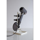 ドライヤースタンド ドライヤーラック ドライヤー収納 ドライヤー立て おしゃれ スタイリッシュ シンプル 白 黒 洗面所 ランドリー サニタリー 脱衣所 【納期B】【lic-nit-0016】