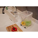 ポリ袋ホルダー ポリ袋スタンド ポリ袋ラック ごみ箱 ゴミ箱 小型 小さい ミニ 簡易 キッチン 台所 洗面所 ランドリー 【納期B】【lic-nit-0017】