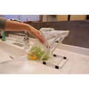 ポリ袋ホルダー ポリ袋スタンド ポリ袋ラック ごみ箱 ゴミ箱 小型 小さい ミニ 簡易 キッチン 台所 洗面所 ランドリー 【納期B】【lic-nit-0017】