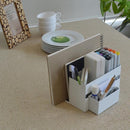 リモコン収納 タブレットホルダー タブレットスタンド タブレットラック タブレット収納 タブレット立て リモコンラック リモコン立て ホワイト ブラック 【納期B】【lic-nit-0022】