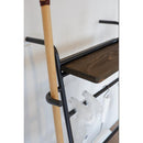 ラダーラック ハンガーラック 壁掛け 立て掛け おしゃれ シンプル 北欧 スタイリッシュ スリム 小物置き 天板 ラック お洒落 リビング 【納期B】【lic-nit-0024】