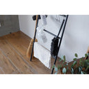 ラダーラック ハンガーラック 壁掛け 立て掛け おしゃれ シンプル 北欧 スタイリッシュ スリム 小物置き 天板 ラック お洒落 リビング 【納期B】【lic-nit-0024】