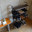 シューズラック シューズ 靴 収納 ラダーラック ハンガーラック 壁掛け 立て掛け おしゃれ シンプル 北欧 インテリア 玄関 エントランス 【納期B】【lic-nit-0025】