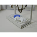 メガネスタンド メガネラック メガネ立て メガネ収納 スチールラック 珪藻土 吸水 ランドリー 洗面所 サニタリー 眼鏡収納ラック 眼鏡スタンド おしゃれ 【納期B】【lic-nit-0026】