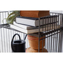 サイドワゴン ワイヤー ワゴン 収納 ラック キャスター付き インダストリアル 無骨 おしゃれ 男前 棚 2段 リビング 玄関 ガレージ 車庫 【納期B】【lic-nit-0029】