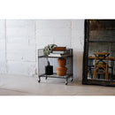 サイドワゴン ワイヤー ワゴン 収納 ラック キャスター付き インダストリアル 無骨 おしゃれ 男前 棚 2段 リビング 玄関 ガレージ 車庫 【納期B】【lic-nit-0029】