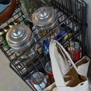 サイドワゴン 3段 ワイヤー 収納ラック 棚 キャスター付き インダストリアル 無骨 おしゃれ インテリア リビング 玄関 ガレージ 車庫 【納期B】【lic-nit-0030】